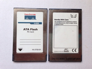 思科 PC卡64M ATA FLASH CARD 64MB PCMCIA存储卡数控工控机床
