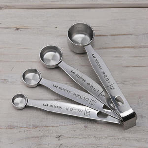 日本贝印 SELECT100 不锈钢计量勺组 4件套 量勺