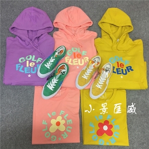 匡威converse X Golf  小花联名款卫衣帽衫T 10006807 10009027