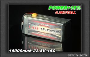 Infinity LIHV系列高压锂电池。16000mah 15C 6S1P ！4.35V