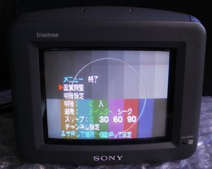 索尼小彩电SONY KV-6PR1 6寸特丽珑显像管彩色电视机索尼收山之作