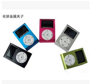 插卡MP3 有屏MP3 插卡播放器插卡夹子MP3 迷你MP3带屏幕mp3