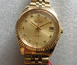 正品 值得收藏和使用的原装瑞士ROAMER罗马手表男士手表 机械手表