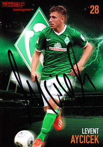 艾奇切克 云达不莱梅2013-14赛季 亲笔签名 官方卡 球星卡