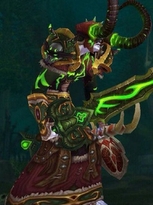 新上架！魔兽世界 最美 绿色 单手剑，熔岩之脊 幻化代刷