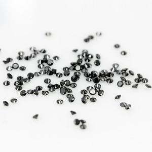 黑钻天然南非钻石3厘2份小钻黑钻低价厘石碎钻净度高黑钻石厘石