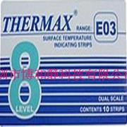 促销8格E 英国温度美THERMAX 热敏试纸 板温纸 测温纸 8格E3 E03