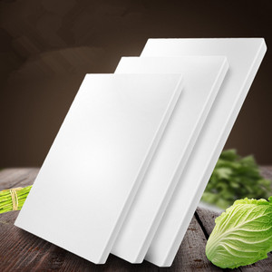 防霉菜板塑料切菜板白色PE砧板长方形无毒硅胶粘板肉墩板加厚商用