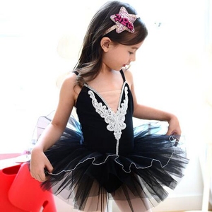 韩国进口儿童舞蹈练功演出服装 女孩芭蕾软纱蓬蓬裙跳舞漂亮裙子