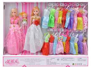 芭比娃娃套装女孩公主大礼盒别墅城堡换装婚纱超大洋娃娃儿童玩具