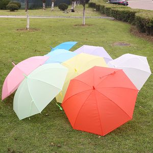 小清新学生半透明长柄雨伞磨砂创意礼品伞晴雨太阳伞女定做广告伞