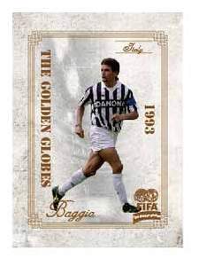 1993年世界足球先生 罗伯特·巴乔 折射球星卡