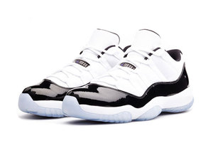 Air Jordan 11 Low Concord 乔11 黑白 康扣 低帮  528895 153