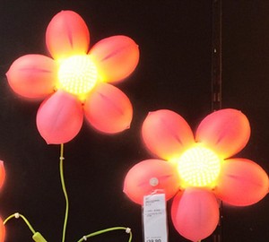 IKEA/宜家 斯米拉 布洛玛 卡通壁灯 花朵 …两个价哦