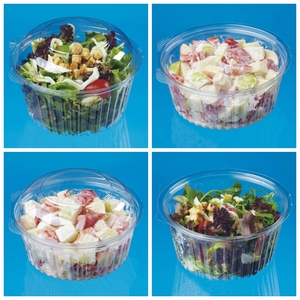 透明一次性加厚圆形碗水果沙拉切盒蔬菜水果盒打包餐盒PET塑料盒