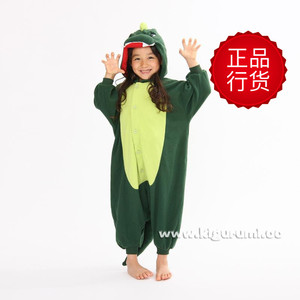 日本SAZAC受权 双十一促销爱情公寓新品卡通恐龙儿童睡衣