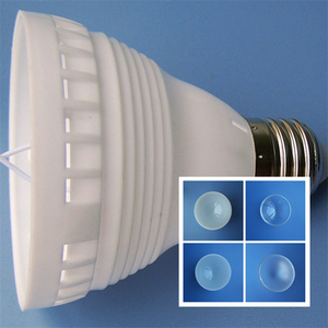 LED球泡灯大外壳节能灯阻燃塑胶壳配件灯壳套件80mm厂家直销灯座