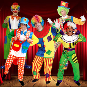 六一大人小丑服装表演演出化装舞会COS装扮衣服成人男女小丑服