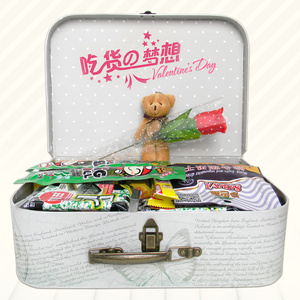韩国进口零食大礼包一箱食品套餐节日送儿童女友创意生日礼物包邮