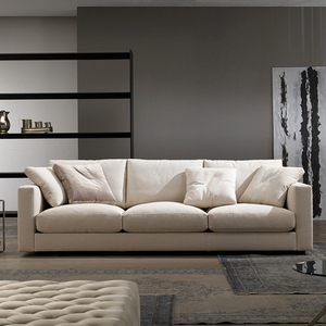 轻奢 布艺沙发 设计师转角沙发 乳胶沙发北欧简约客厅三人位沙发