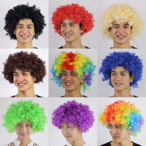小丑假发爆炸头六一儿童表演舞会头套头饰发套聚会搞笑装扮发饰