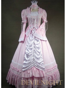 复古宫廷洛丽塔Lolita经典维多利亚时代哥特式长袖连衣裙长裙洋装
