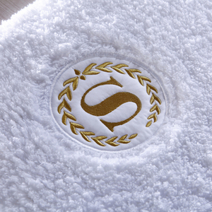 五星级酒店纯棉地垫浴室地毯卫生间加厚吸水地巾洗手间防滑脚垫