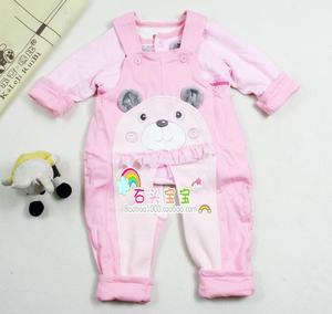 卡乐吉瑞比 2014新款 小宝宝婴儿童背带夹衣服套可爱熊秋装-268