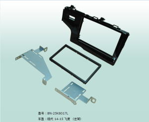 新款本田飞度车载DVD导航主机改装面板 通用机CD机面框 台湾制造