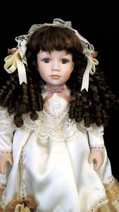 *聚缘鑫轩*68厘《美丽的罗伊》古董陶瓷洋娃娃古董玩偶古董娃娃