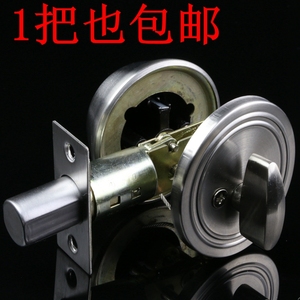 不锈钢呆头单头锁 闭锁过道锁 双面辅助锁 房门锁 防火门锁防盗锁