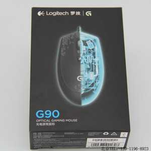 罗技G100S有线游戏鼠标家用电竞台式电脑lol作图鼠标G90升级
