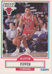 NBA球星卡 FLEER 1990老卡 斯科蒂·皮蓬（Scottie Pippen）