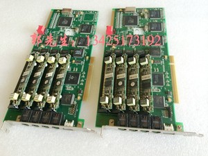 东进 D160A-08-PCI (5V) REV:2.0 东进-D081A 语音卡 带模块 实图
