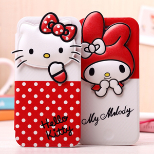 台湾机HTC816手机壳 卡通hello kitty美乐蒂立体硅胶翻盖保护套