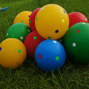 儿童玩具小皮球幼儿园充气拍拍球加厚大龙球儿童游戏塑料大滚球