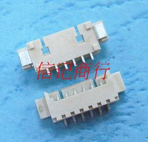 MX1.25贴片插座 LED灯电源连接器 6P卧式贴片插针插座 环保耐温