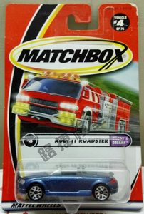 火柴盒金属玩具奥迪超跑车模型蓝银红 Matchbox Audi TT Roadster