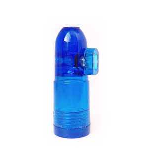 亚克力鼻烟粉子弹壶 塑料鼻烟壶 便携装 蓝色