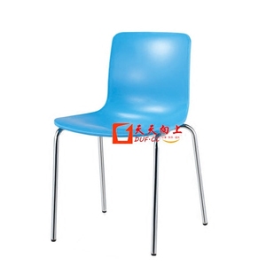 优质塑钢椅子家居会客椅时尚办公会议椅电脑椅酒店餐椅简易靠背椅