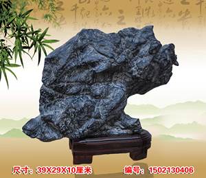 灵璧奇石磬石天然原石精品奇石摆件象形石－鼠观赏石风水石景观石