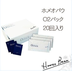日本代购Homeo Beau O2 PACK 氧气/碳酸面膜的元祖/20次包EMS