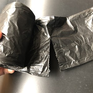 连卷垃圾袋家用点断袋环保黑色办公塑料01式0卷中小号一次性袋子