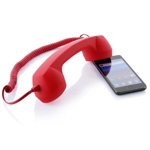 包手网红款邮机复古电话筒耳机有线耳机J话通手持男女学生时尚通