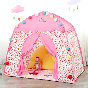 儿童帐篷室内f女孩玩具屋公主城堡家用小型宝宝分床神器户外游戏