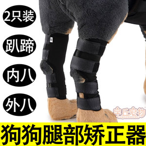 宠物狗狗腿部矫正器猫骨折固定夹板绑带前后腿保护套关节内外八字