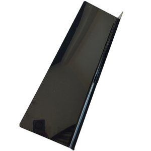 1.8MM厚L型缝隙挡板置物板遮丑装饰挡板隔板防猫塑料PVC白色黑色