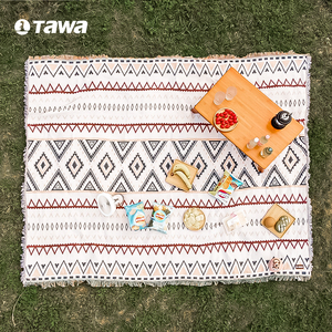 TAWA户外露营防潮垫加厚垫子野餐垫桌子毛毯野炊折叠坐垫草坪地垫