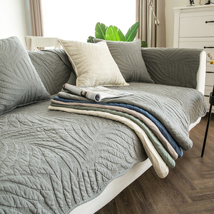 北欧简约沙发垫全棉四季通用客厅防滑纯棉布艺坐垫现代加厚套罩巾