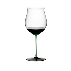 绿杆黑底波c尔玻大容量红酒杯家用送礼第璃勃艮多黑领结葡萄酒杯